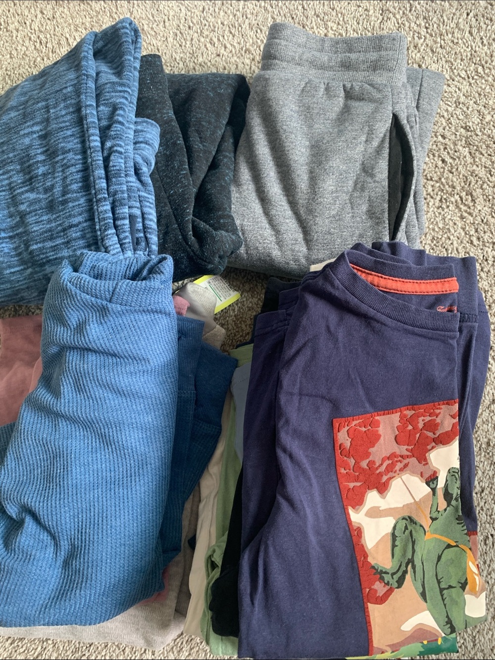 Boy size 7/8 Long Sleeve Jogger Bundle of 16 items